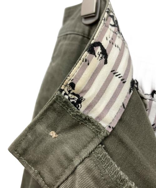 A BATHING APE（アベイシングエイプ）A BATHING APE (アベイシングエイプ) ワークパンツ カーキ サイズ:Mの古着・服飾アイテム