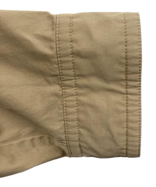 MONCLER（モンクレール）MONCLER (モンクレール) ステンカラージップアップワークジャケット ベージュ サイズ:3の古着・服飾アイテム