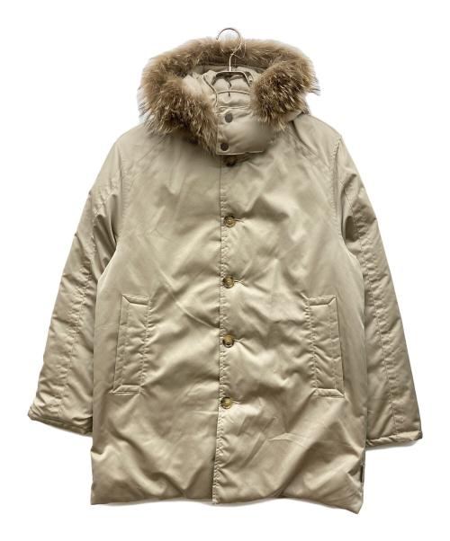 MONCLER（モンクレール）MONCLER (モンクレール) ダウンコート ベージュ サイズ:1の古着・服飾アイテム