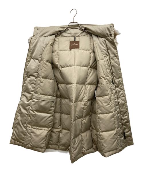 MONCLER（モンクレール）MONCLER (モンクレール) ダウンコート ベージュ サイズ:1の古着・服飾アイテム