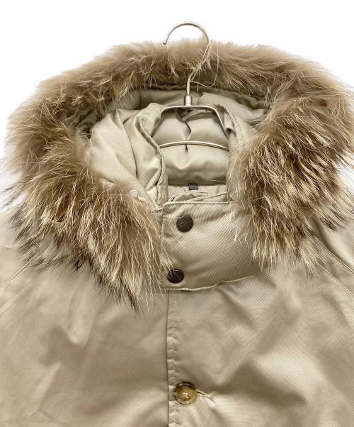 MONCLER（モンクレール）MONCLER (モンクレール) ダウンコート ベージュ サイズ:1の古着・服飾アイテム