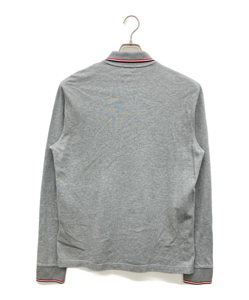 MONCLER（モンクレール）MONCLER (モンクレール) ポロシャツ グレー サイズ:XLの古着・服飾アイテム
