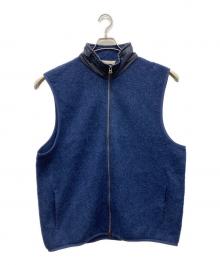 nanamica（ナナミカ）の古着「Zip-Up Mohair Vest」｜ネイビー