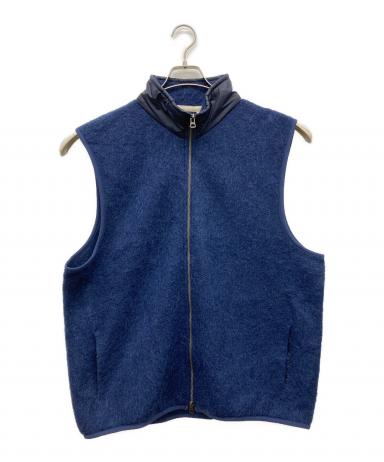 中古・古着通販】nanamica (ナナミカ) Zip-Up Mohair Vest ネイビー