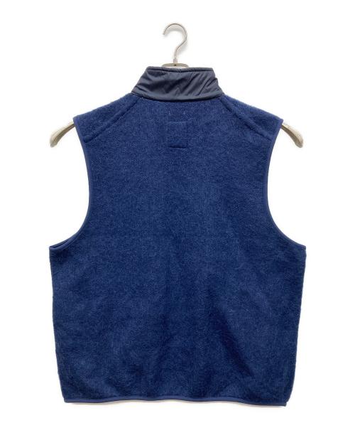 nanamica（ナナミカ）nanamica (ナナミカ) Zip-Up Mohair Vest ネイビー サイズ:Ｌの古着・服飾アイテム