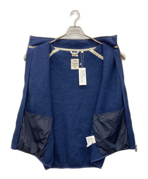 nanamica（ナナミカ）nanamica (ナナミカ) Zip-Up Mohair Vest ネイビー サイズ:Ｌの古着・服飾アイテム