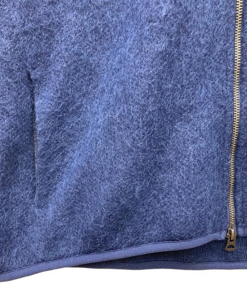 nanamica（ナナミカ）nanamica (ナナミカ) Zip-Up Mohair Vest ネイビー サイズ:Ｌの古着・服飾アイテム