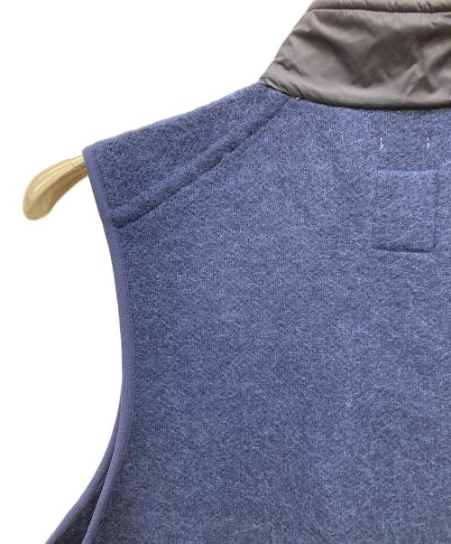 nanamica（ナナミカ）nanamica (ナナミカ) Zip-Up Mohair Vest ネイビー サイズ:Ｌの古着・服飾アイテム