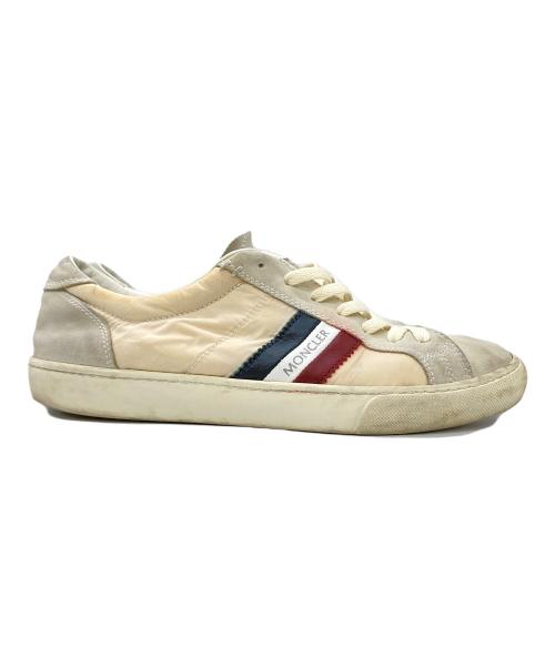 MONCLER（モンクレール）MONCLER (モンクレール) ローカットスニーカー ホワイト サイズ:41の古着・服飾アイテム