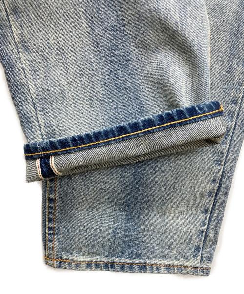 EVISU（エヴィス）EVISU (エヴィス) ダイコックプリント バギーフィットジーンズ インディゴ サイズ:W30×L34（76cm)の古着・服飾アイテム