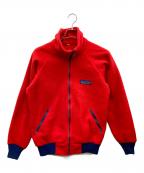 Patagoniaパタゴニア）の古着「80s フリースジャケット デカタグ」｜レッド
