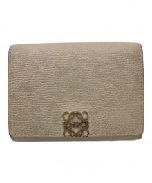 LOEWE（ロエベ）の古着「トライフォールドウォレット」｜アイボリー