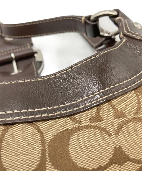 COACH（コーチ）COACH (コーチ) ハンドバッグ シグネチャー ベージュの古着・服飾アイテム