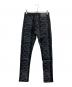 Hysteric Glamour (ヒステリックグラマー) SNAKE LOOP柄スキニーパンツ ブラック サイズ:26：18000円
