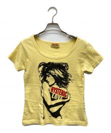 Hysteric Glamour（ヒステリックグラマー）の古着「HYSTERIC LOVE チビTシャツ」｜イエロー