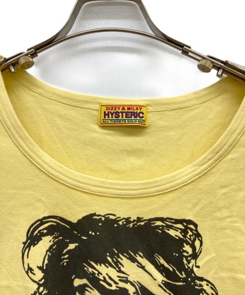 Hysteric Glamour（ヒステリックグラマー）Hysteric Glamour (ヒステリックグラマー) HYSTERIC LOVE チビTシャツ イエロー サイズ:FREEの古着・服飾アイテム