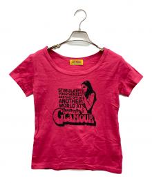 Hysteric Glamour（ヒステリックグラマー）の古着「SMOKING GIRL チビTシャツ」｜ピンク