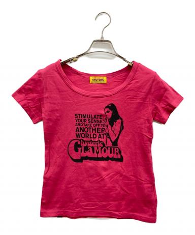 ヒステリックグラマー　SMOKING GIRL　Tシャツ　チビT　ピンク 中古・古着通販】Hysteric Glamour (ヒステリックグラマー) SMOKING