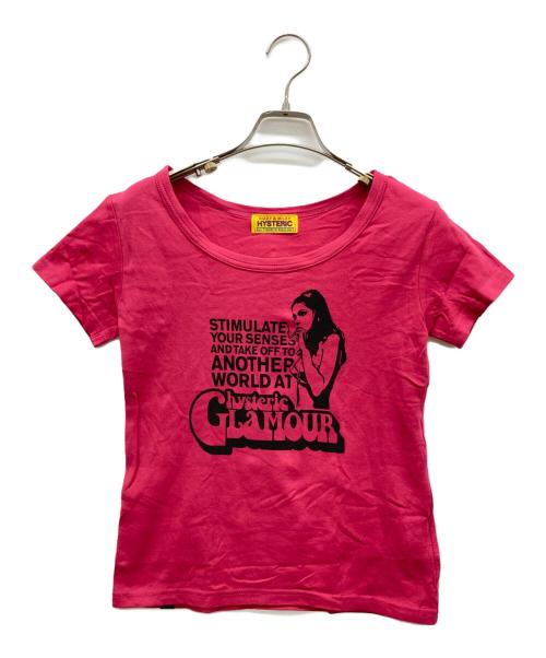Hysteric Glamour（ヒステリックグラマー）Hysteric Glamour (ヒステリックグラマー) SMOKING GIRL チビTシャツ ピンク サイズ:FREEの古着・服飾アイテム