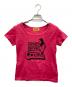 Hysteric Glamour（ヒステリックグラマー）の古着「SMOKING GIRL チビTシャツ」｜ピンク