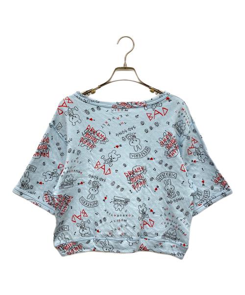 Hysteric Glamour（ヒステリックグラマー）Hysteric Glamour (ヒステリックグラマー) DREAMS BURN DOWN柄 スウェット スカイブルー サイズ:FREEの古着・服飾アイテム