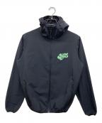 Hysteric Glamourヒステリックグラマー）の古着「HYS SWASH LOGO パッカブルフーデッドブルゾン」｜ブラック