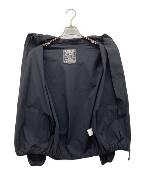 Hysteric Glamour（ヒステリックグラマー）Hysteric Glamour (ヒステリックグラマー) HYS SWASH LOGO パッカブルフーデッドブルゾン ブラック サイズ:Sの古着・服飾アイテム