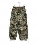 Hysteric Glamourヒステリックグラマー）の古着「FULLY HYSTERIC CAMO柄 HYS LOGOスノーパンツ」｜カーキ