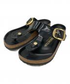 BIRKENSTOCKビルケンシュトック）の古着「Gizeh Big Buckle」｜ブラック×ベージュ