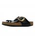 BIRKENSTOCK (ビルケンシュトック) Gizeh Big Buckle ブラック×ベージュ サイズ:38：10000円
