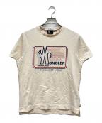 MONCLER GRENOBLEモンクレール グルノーブル）の古着「Moncler Grenoble ロゴプリント クルーネックTシャツ」｜アイボリー