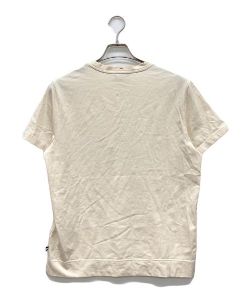 MONCLER GRENOBLE（モンクレール グルノーブル）MONCLER GRENOBLE (モンクレール グルノーブル) Moncler Grenoble ロゴプリント クルーネックTシャツ アイボリー サイズ:Sの古着・服飾アイテム