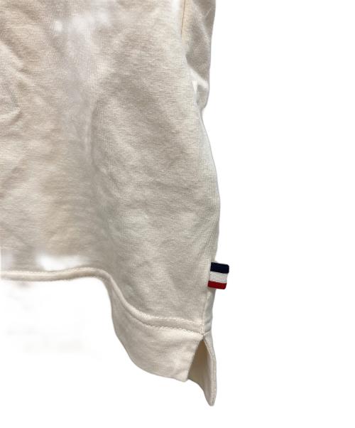 MONCLER GRENOBLE（モンクレール グルノーブル）MONCLER GRENOBLE (モンクレール グルノーブル) Moncler Grenoble ロゴプリント クルーネックTシャツ アイボリー サイズ:Sの古着・服飾アイテム