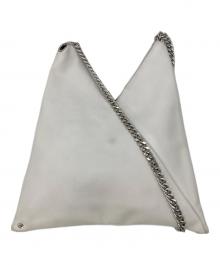 MM6 Maison Margiela（エムエムシックスメゾンマルジェラ）の古着「ジャパニーズチェーントートバッグ」｜ホワイト