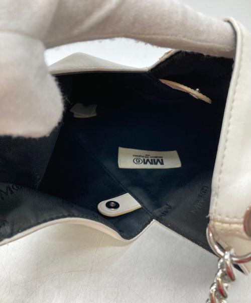 MM6 Maison Margiela（エムエムシックスメゾンマルジェラ）MM6 Maison Margiela (エムエムシックスメゾンマルジェラ) ジャパニーズチェーントートバッグ ホワイトの古着・服飾アイテム