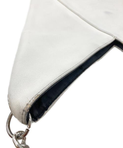 MM6 Maison Margiela（エムエムシックスメゾンマルジェラ）MM6 Maison Margiela (エムエムシックスメゾンマルジェラ) ジャパニーズチェーントートバッグ ホワイトの古着・服飾アイテム