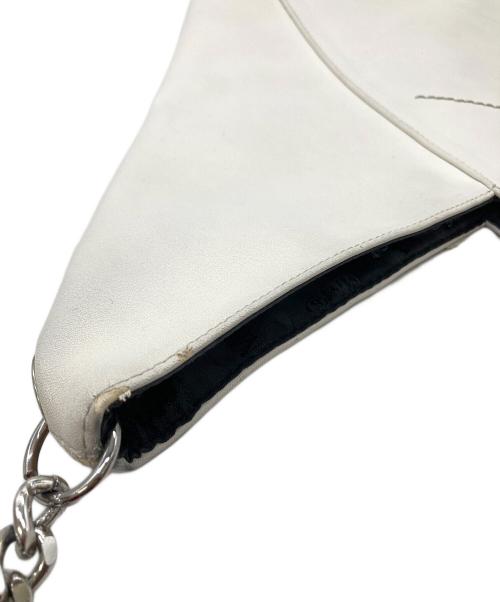 MM6 Maison Margiela（エムエムシックスメゾンマルジェラ）MM6 Maison Margiela (エムエムシックスメゾンマルジェラ) ジャパニーズチェーントートバッグ ホワイトの古着・服飾アイテム
