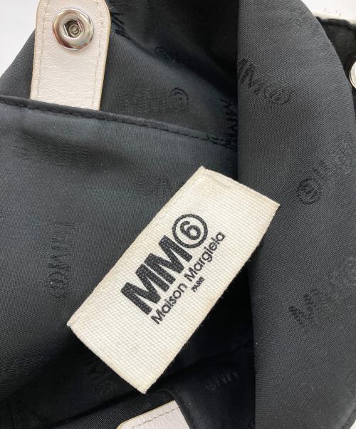 MM6 Maison Margiela（エムエムシックスメゾンマルジェラ）MM6 Maison Margiela (エムエムシックスメゾンマルジェラ) ジャパニーズチェーントートバッグ ホワイトの古着・服飾アイテム