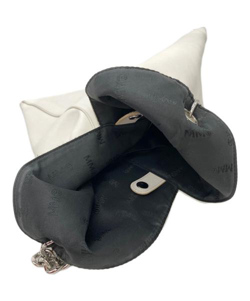 MM6 Maison Margiela（エムエムシックスメゾンマルジェラ）MM6 Maison Margiela (エムエムシックスメゾンマルジェラ) ジャパニーズチェーントートバッグ ホワイトの古着・服飾アイテム