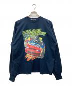 Obladaオブラダ）の古着「RACING LONG SLEEVE TEE」｜ネイビー