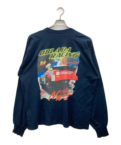 Oblada（オブラダ）oblada (オブラダ) RACING LONG SLEEVE TEE ネイビー サイズ:なしの古着・服飾アイテム