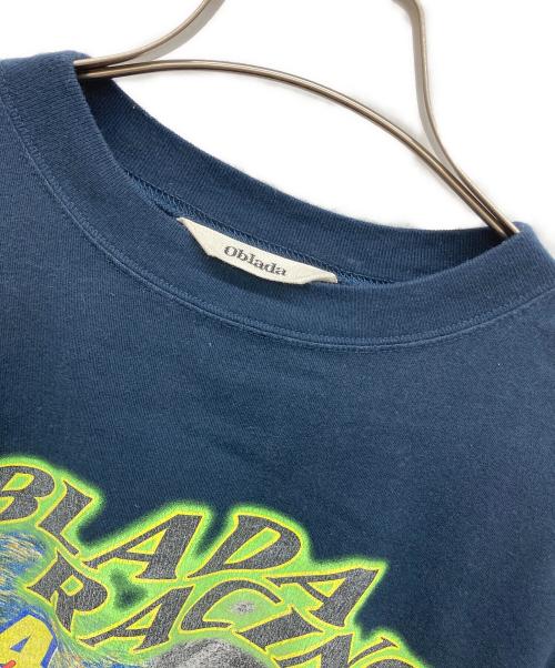 Oblada（オブラダ）oblada (オブラダ) RACING LONG SLEEVE TEE ネイビー サイズ:なしの古着・服飾アイテム
