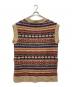 INSCRIRE (アンスクリア) Fairisle V Neck Vest ブラウン サイズ:Ｆ：18000円