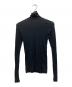 AURALEE（オーラリー）の古着「SUPER HIGH GAUGE SHEER RIB TURTLE NECK L/S TEE」｜ブラック