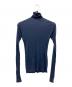 AURALEE（オーラリー）の古着「SUPER HIGH GAUGE SHEER RIB TURTLE NECK L/S TEE」｜ネイビー