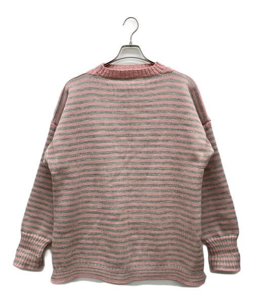 LeTricoteur（ル トリコチュール）LeTricoteur (ル トリコチュール) ガンジーセーター ピンク サイズ:50の古着・服飾アイテム