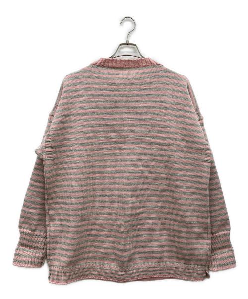 LeTricoteur（ル トリコチュール）LeTricoteur (ル トリコチュール) ガンジーセーター ピンク サイズ:50の古着・服飾アイテム