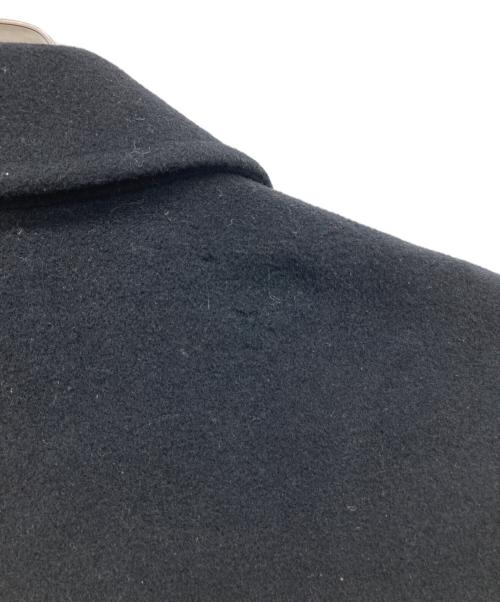 LANVIN（ランバン）LANVIN (ランバン) カシミヤ混ステンカラーコート ブラック サイズ:R46の古着・服飾アイテム