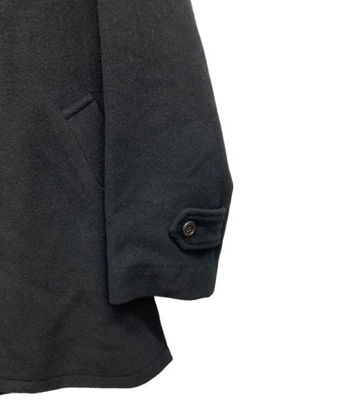 LANVIN（ランバン）LANVIN (ランバン) カシミヤ混ステンカラーコート ブラック サイズ:R46の古着・服飾アイテム