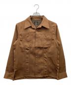 Needlesニードルズ）の古着「saddleman shirt - poly twill」｜ブラウン